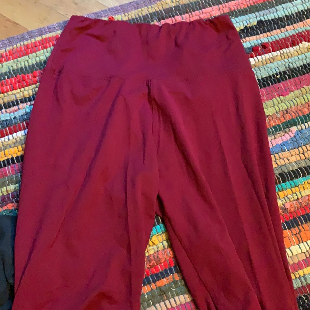 Maroon Leggings